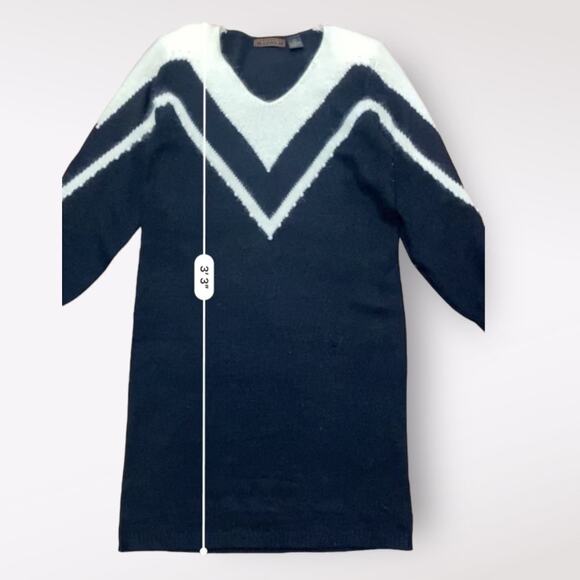 Yarnworks Petite Vintage Lambswool Pearl Sweater‎ Dress Size L - Picture 3 of 6